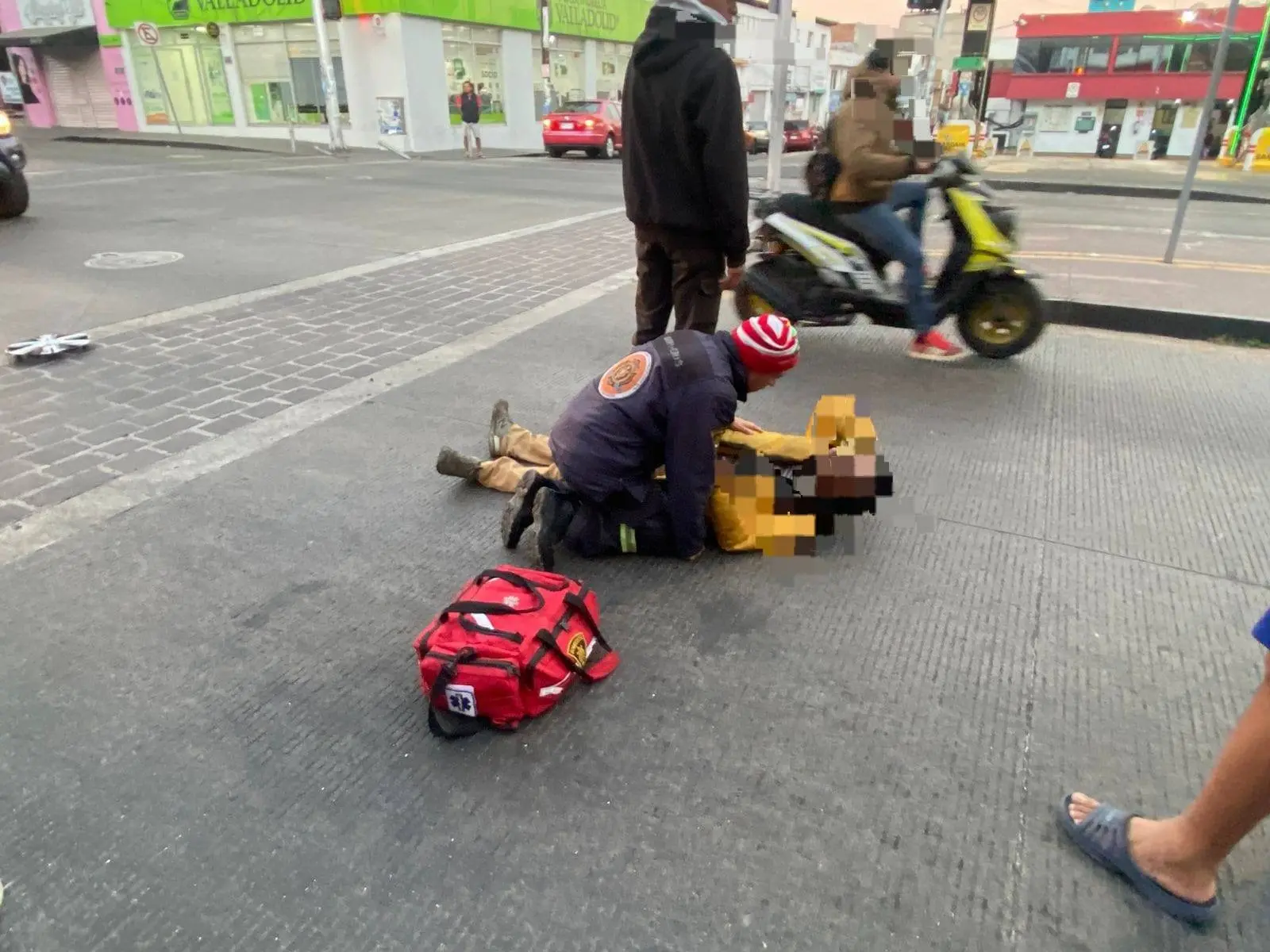 Grave motociclista en Zitácuaro