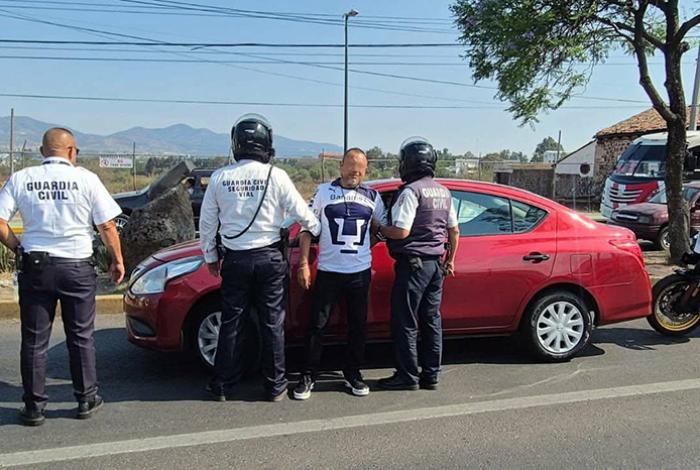 Guardia Civil intercepta en Morelia vehículo robado el pasado sábado