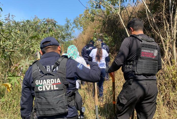 Guardia Civil refuerza operativos de búsqueda forense en Michoacán