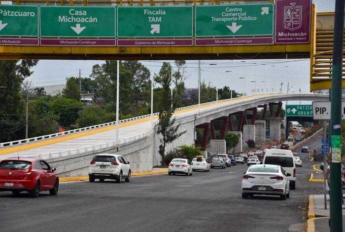Guía rápida: Cómo circular por el distribuidor vial salida a Pátzcuaro; mañana se habilita un puente