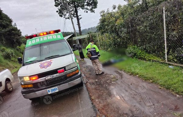Hallan a hombre as3sinado a bal4zos en la entrada a Jucutacato
