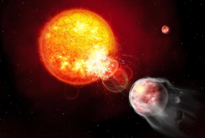 Hallan un planeta tan cercano a su estrella que influye en ella y causa su autodestrucción