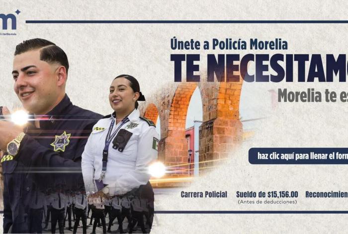 Hasta 200 solicitudes de ingreso capta Policía de Morelia