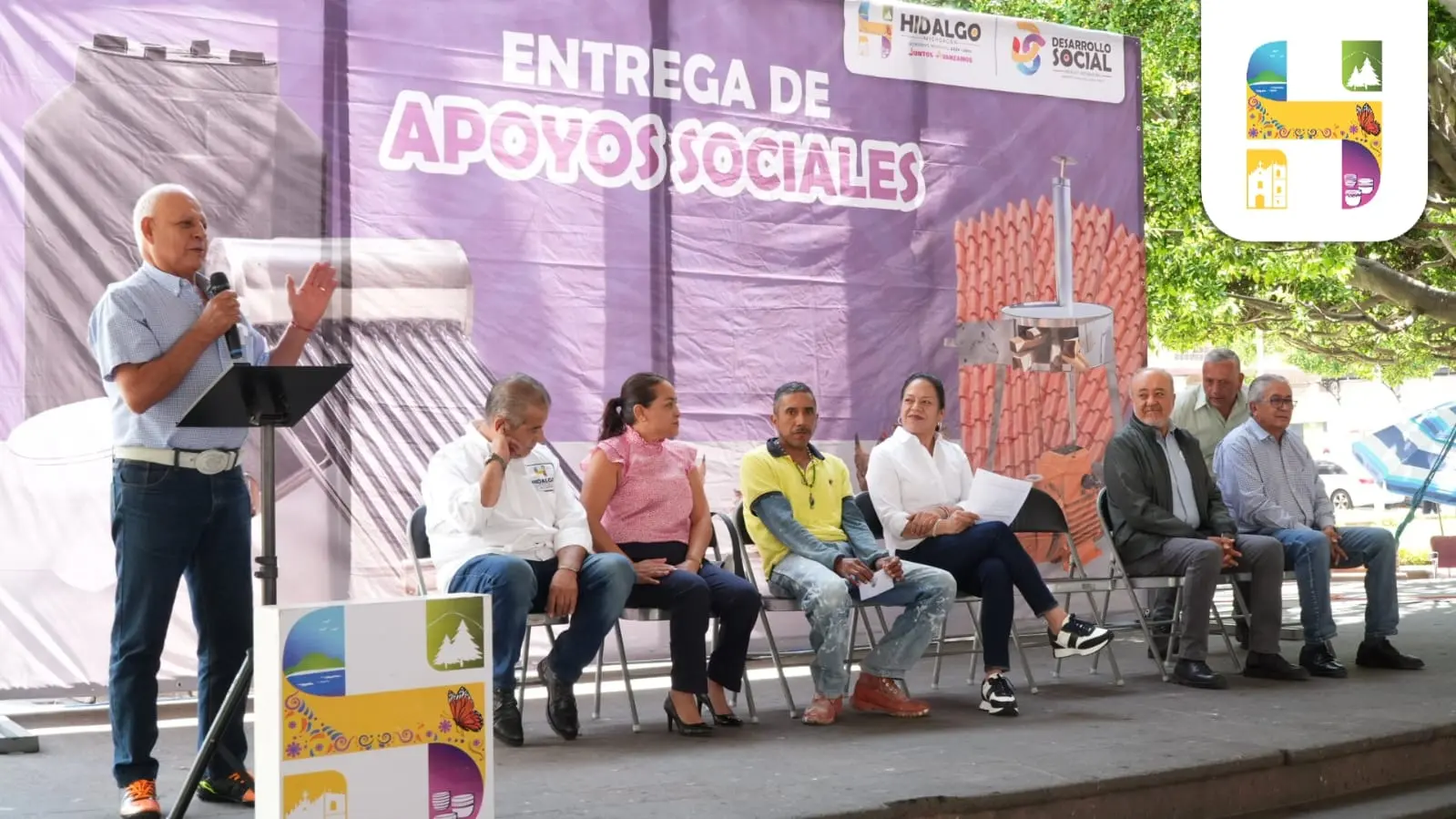 Hidalgo realiza la 16ª entrega de apoyos sociales