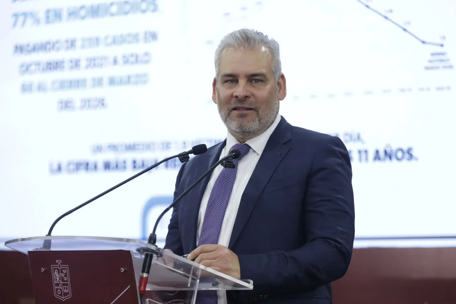 Histórica disminución de homicidios en Michoacán, asegura Bedolla