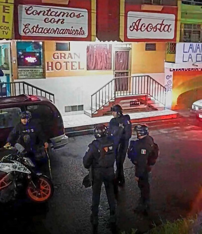 Hombre baleado en Gran Hotel Acosta de Uruapan