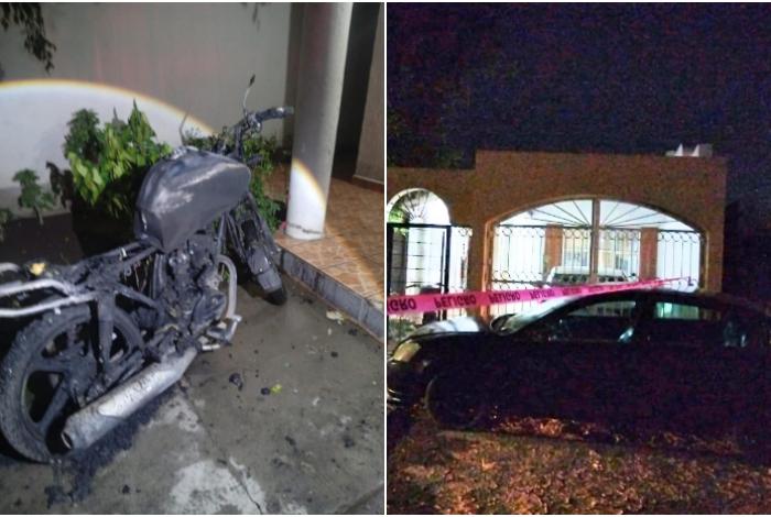 Hombre es asesinado y delincuentes queman motocicleta dentro de vivienda en Zamora