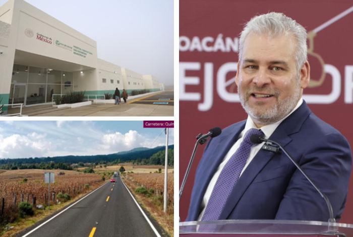 Hospital, escuelas y caminos; destaca Bedolla inversión histórica para Arantepacua