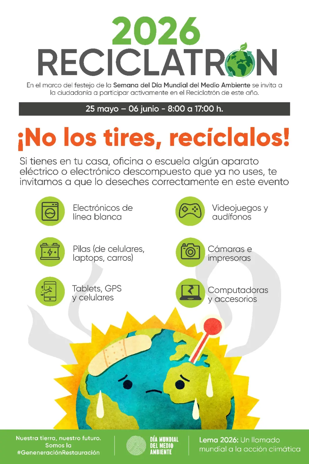 Hoy se aperturan Centros de Acopio del Reciclatrón 2026 en Lázaro Cárdenas