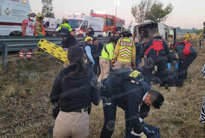 Identifican a her1dos en volcadura de la Pátzcuaro-Morelia