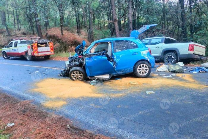 Identifican a mujer fall3cida en choque de Zinapécuaro
