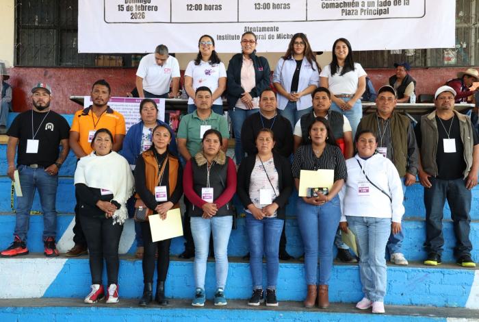 IEM acompaña renovación del Concejo de Gobierno Comunal de Comachuén