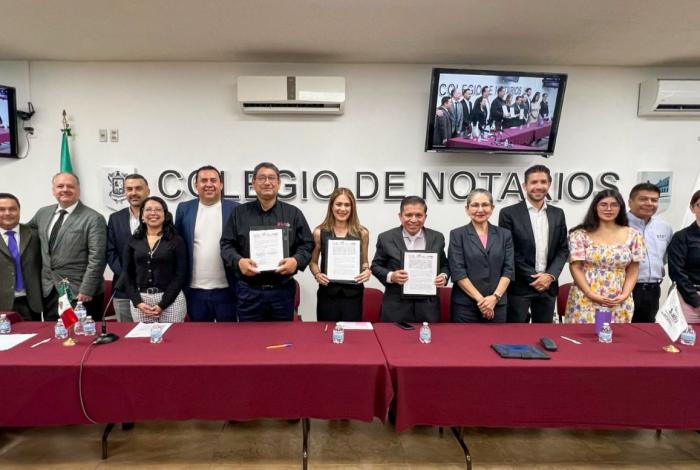 IEM, INE y Colegio de Notarios firman convenio para fortalecer certeza jurídica en el Proceso Electoral Judicial