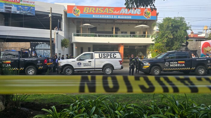  #Imágenes | Sujetos armados matan al hijo del dueño del restaurante Brisas del Mar en el Blvd. García de León de Morelia