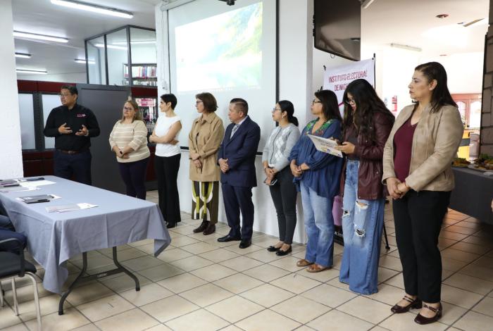 Imparte IEM capacitación a Movimiento Ciudadano a solicitud del partido político