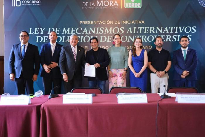 Impulsa Juan Antonio Magaña de la Mora ley para evitar juicios largos y fortalecer la solución pacífica de conflictos