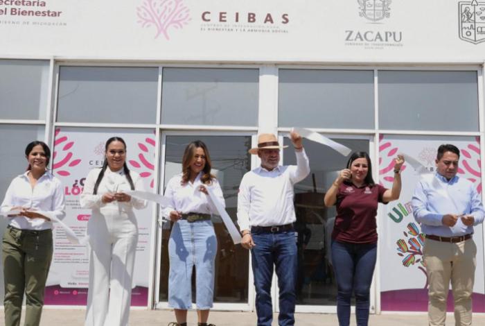 Inaugura Bedolla en Zacapu el décimo Centro para el Bienestar que reconstruye el tejido social