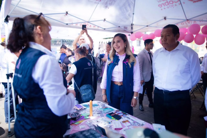 Inaugura Dayana Pérez Mendoza Feria de la Salud y arranca campaña de vacunación invernal en Salvador Escalante