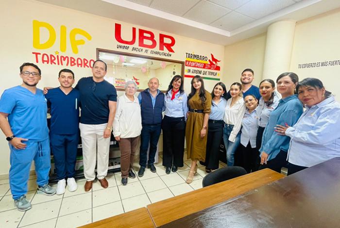 Inaugura DIF Tarímbaro Unidad Básica de Rehabilitación en beneficio de la población