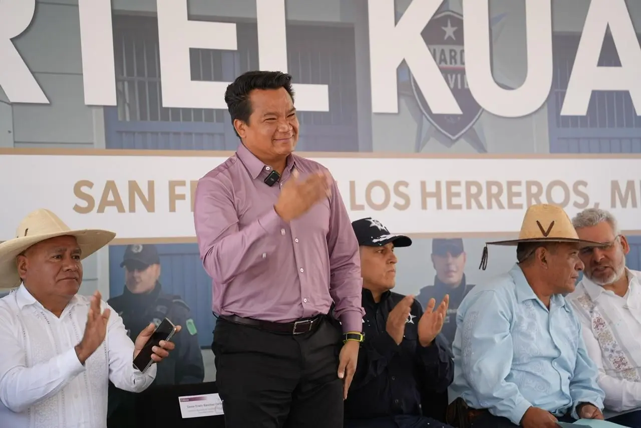 Inauguran cuartel de las Kuarichas en San Felipe de los Herreros; fortalecen seguridad comunitaria en Michoacán