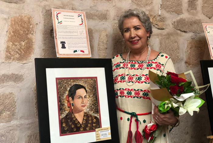 Inauguran exposición de arte plumario “Mujeres, Patria y Libertad” en la Casa Natal de Morelos