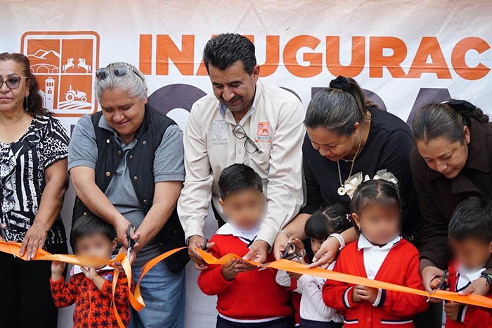 Inauguran pavimentación con concreto hidráulico en Nuevo Coronillas