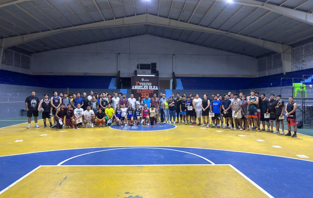 Inauguran Torneo de Basquetbol 3×3 “Ángeles Olea”