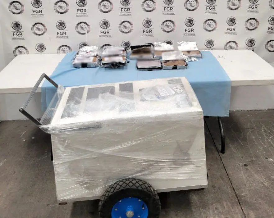 Incautan más de 10 kilos de coca y fentanilo en carrito de paletas