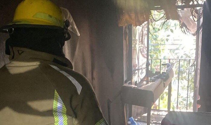 Incendio arrasa con humilde vivienda en Uruapan