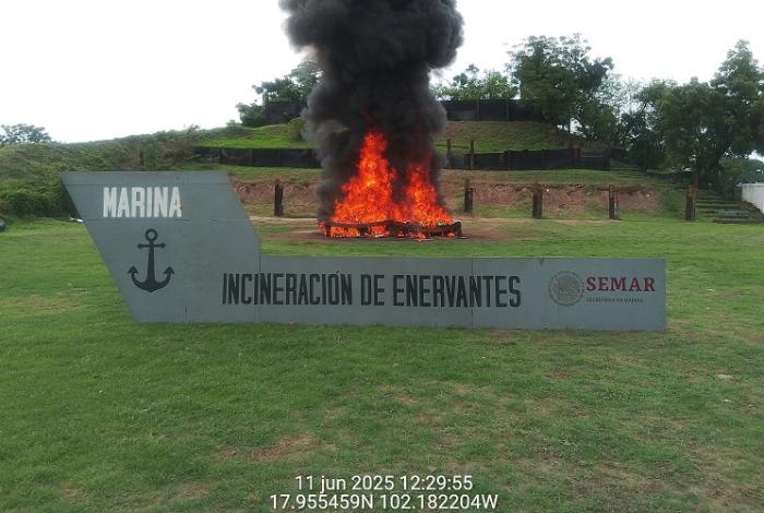  Incineran más de una tonelada de cocaína en LC