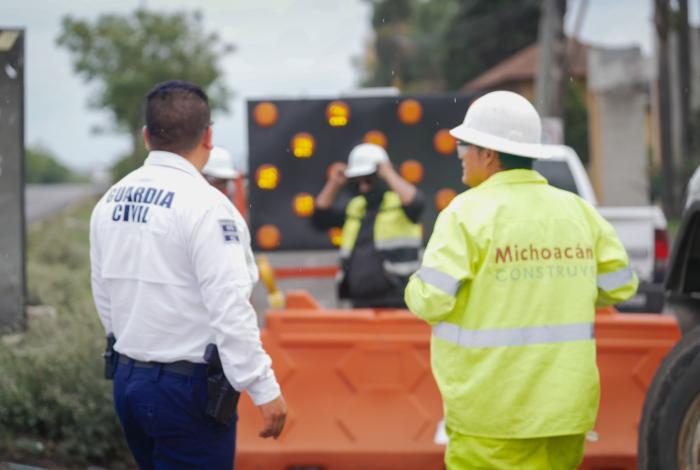 Inicia construcción del carril confinado del Morebús