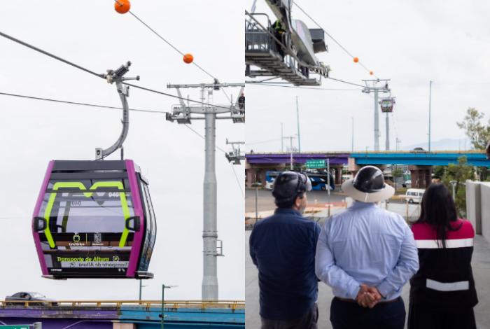 Inician pruebas con la primera cabina del Teleférico de Morelia en el tramo de Estadio Morelos al Monumento
