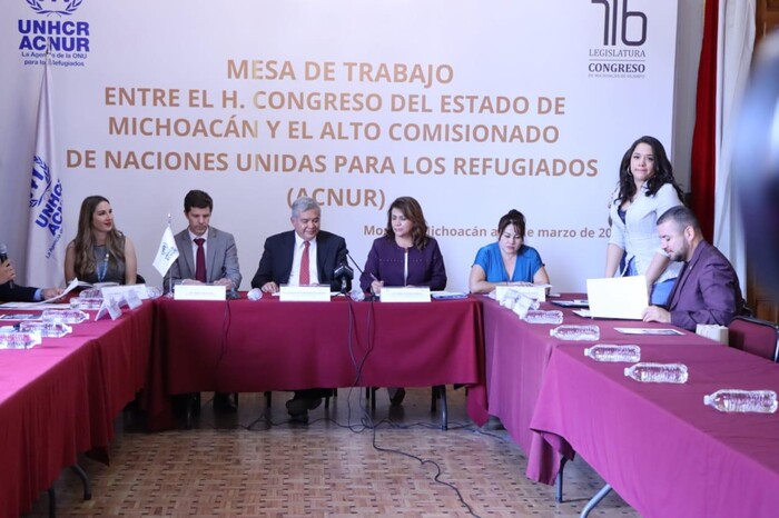  Instala Congreso Mesa de Trabajo con oficina del Alto Comisionado de Naciones Unidas para Refugiados