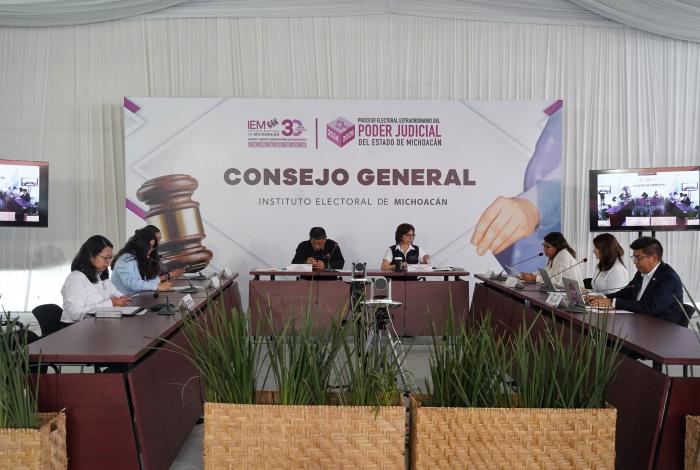 Instalan jornada para elección judicial en Michoacán