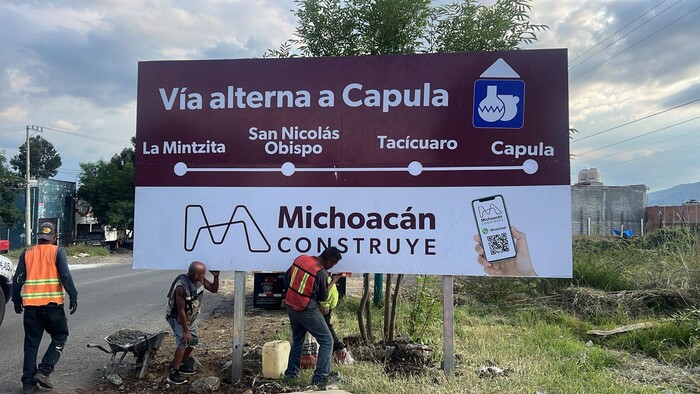 Instalan señalética de rutas alternas para visitar la Feria de la Catrina