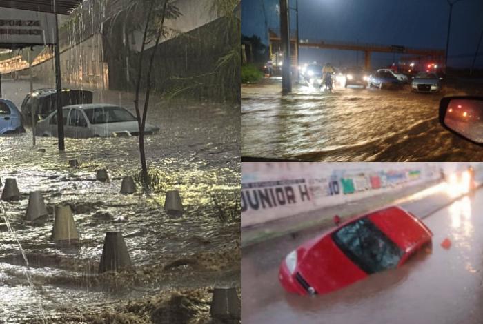 Intensa lluvia en Morelia provoca inundaciones y caos vial