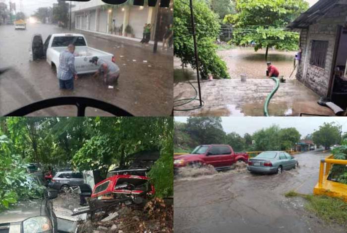 Inundaciones, familias damnificadas y severos daños materiales, tras tormenta en Apatzingán