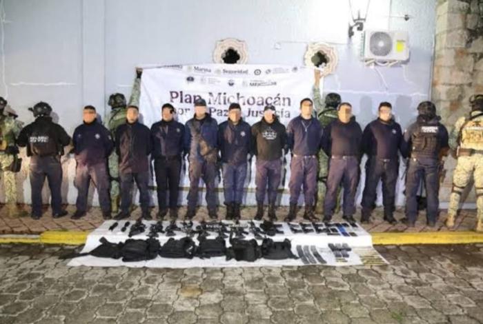Investigan a ocho de los falsos policías detenidos en Zinapécuaro, por secu3stro y hom1cidio