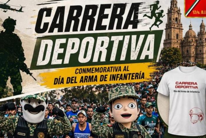 Invita Ejército a la Carrera Deportiva por el Día de la Infantería, en Morelia