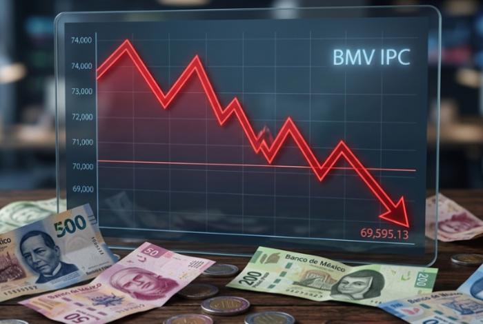 IPC cae 1.4% en México: Su mayor retroceso desde abril pese a optimismo global