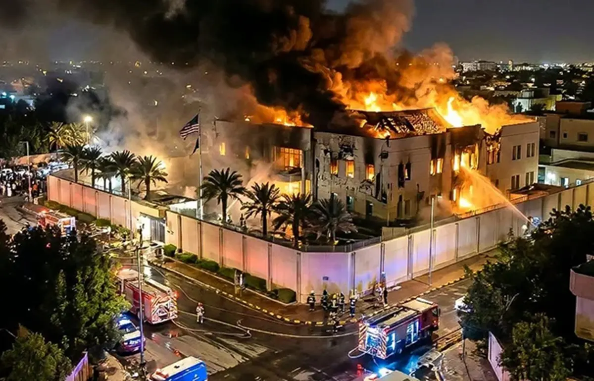 Irán ataca embajada de EU en Arabia Saudita