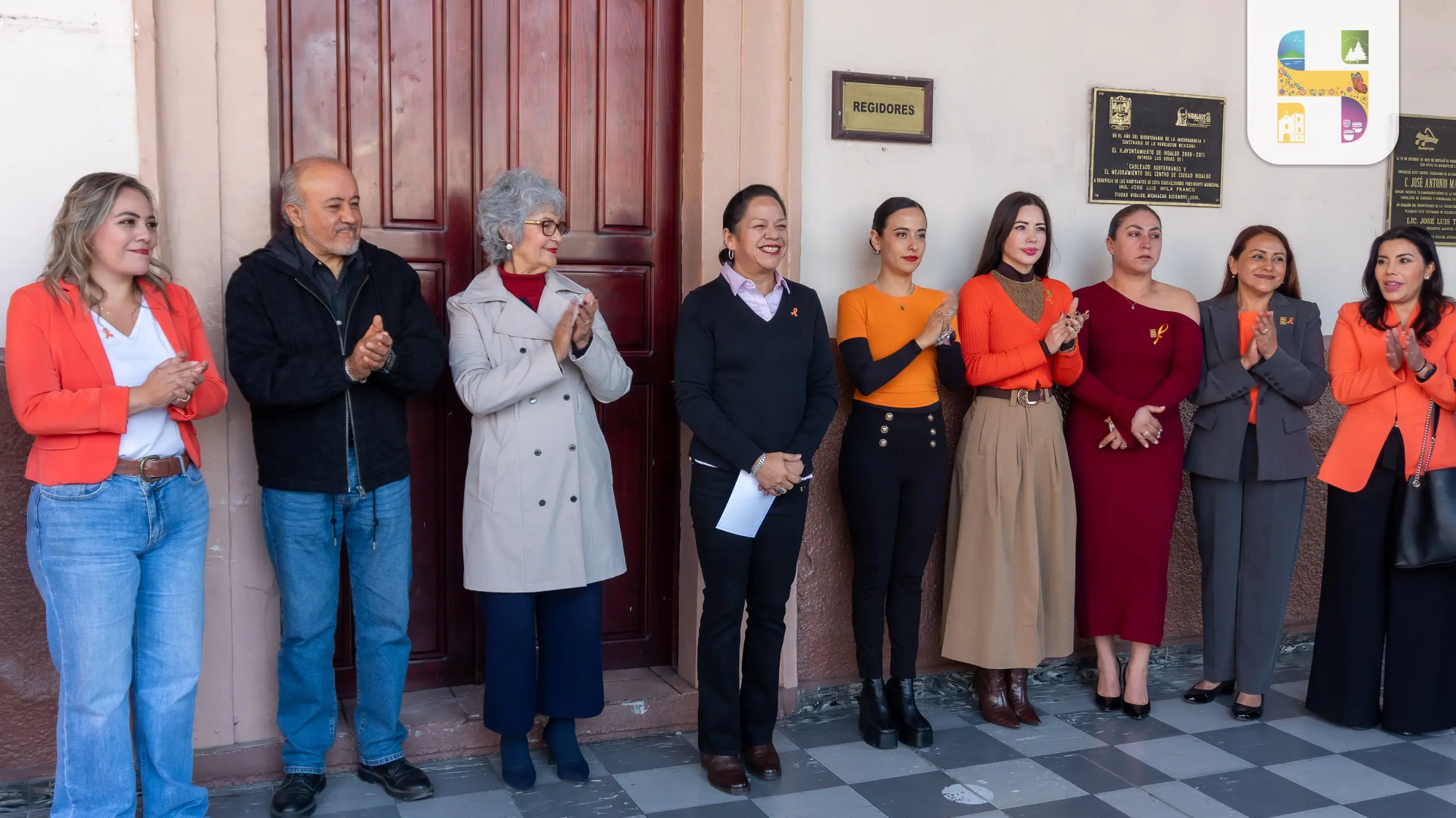 Jeovana Alcántar, , llevó a cabo la Develación de la Placa Punto Naranja e Instalación de Buzones Naranja.