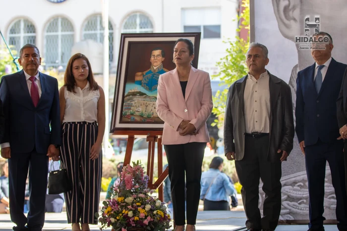 Jeovana Alcántar, presidió el acto cívico conmemorativo del CLXIII Aniversario de la Batalla de Puebla encabezada por el General Ignacio Zaragoza.