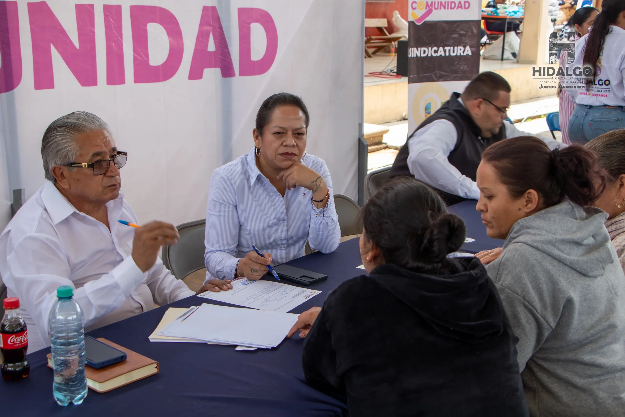 Jeovana Alcántar y su gabinete, atendió a la ciudadanía de la Tenencia de Pucuato, en el Programa Presidenta en tu Tenencia y Comunidad.