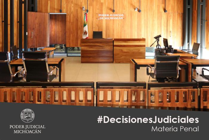 Jueces de oralidad penal dictan sentencias por robo en Apatzingán y Zamora