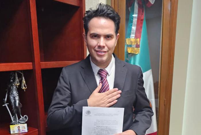 Juez de Distrito, Rafael Linares Rivera, rinde informe sobre primeros 100 días de trabajo