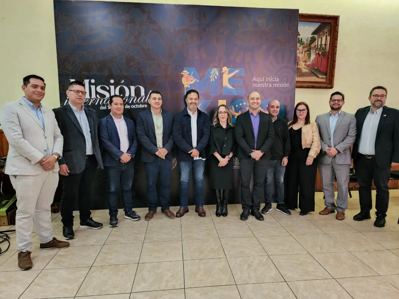 Julio Arreola fortalece la proyección internacional de Pátzcuaro en la Misión México-Colombia