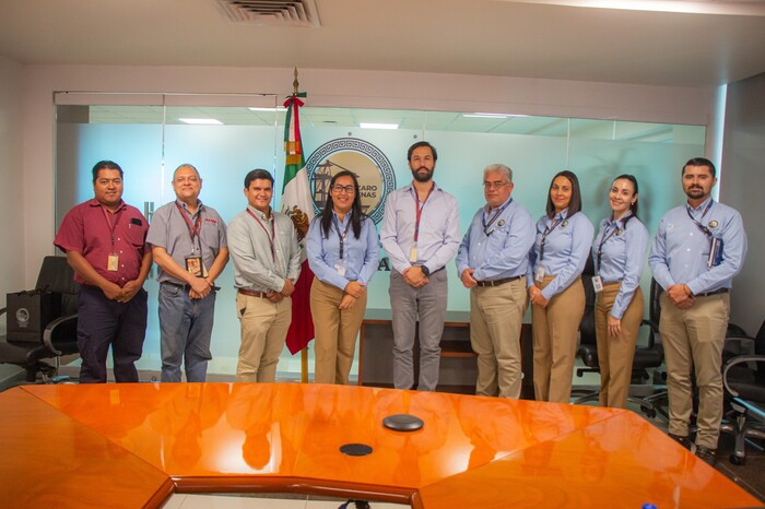  La agencia naviera Agunsa México realiza visita de trabajo al puerto de LC