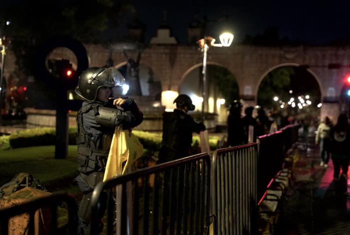 La fiesta mundialista sigue, bajo la mirada de la Policía de Morelia