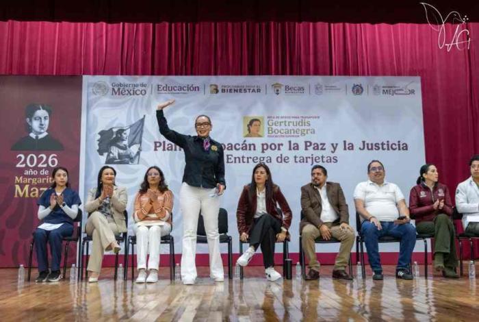 La Universidad Michoacana es el corazón intelectual del Plan Michoacán, refrenda Yarabí Ávila